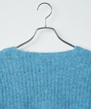 WEGO アンサンブルニットリボンカーデ ブルー