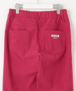 23区GOLF 【WOMEN】【ストレッチ】コーデュロイ カラーパンツ オールドローズ系
