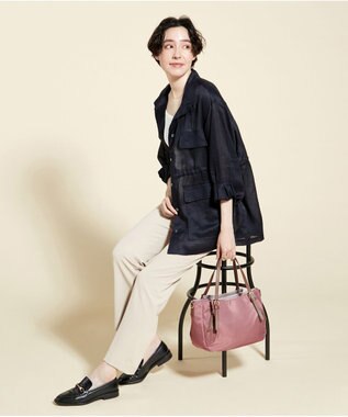 LA BAGAGERIE 【MONICA】ナイロン2WAYトートバッグ Sサイズ ピンク