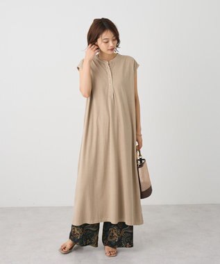 CRAFT STANDARD BOUTIQUE ピグメントヘンリーネックカットソーワンピース