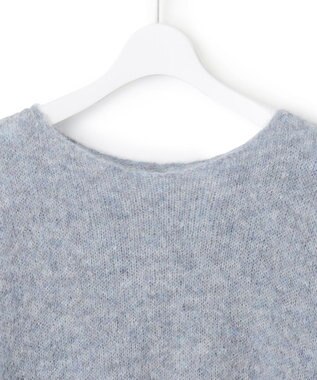 23区 S ブラッシュドアルパカ ニット サックスブルー系