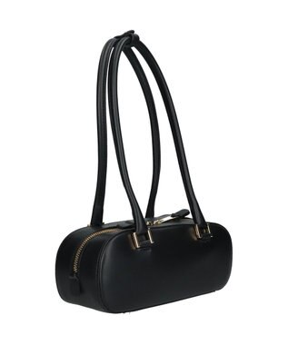 INTER-CHAUSSURES 【CHRISTIAN VILLA】ワイドシルエットミニショルダーバッグ ブラック