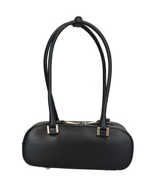 INTER-CHAUSSURES 【CHRISTIAN VILLA】ワイドシルエットミニショルダーバッグ ブラック