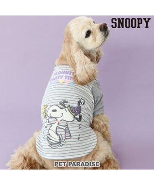  スヌーピー Tシャツ 《お誕生日 パーティー柄》 中型犬