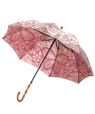 槇田商店 Kirie 蝶々 ワインレッド 長傘 ワイン