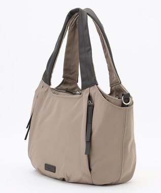 Y'SACCS ふんわりラウンド2WAYトート Mサイズ グレージュ