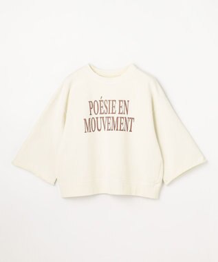 ANY ピグメントロゴスウェット エクリュ