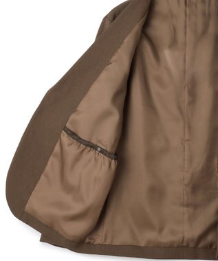 UNFILO MENS フレキシブルウェア テーラードジャケット [23年秋冬商品] ブラウン