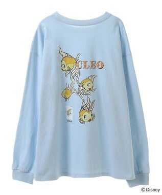 Green Parks ピノキオ／バックプリントＴシャツ Sax