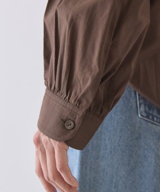 AMERICAN HOLIC フリルVネックブラウス Brown