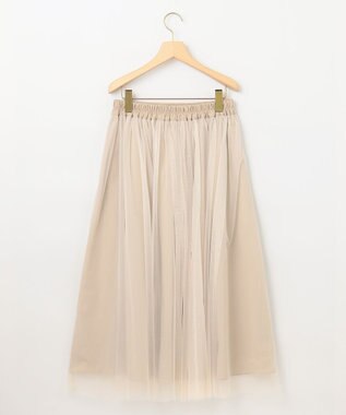 組曲 L 【WEB限定・2SET】シャイニーラメニット×チュールスカート ブラック系