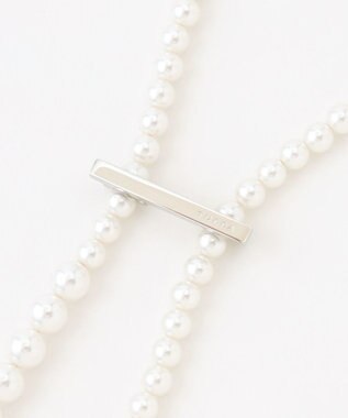 TOCCA RANDOM PEARL LARIAT NECKLACE ネックレス シルバー系