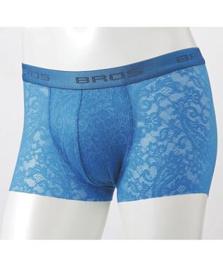WACOAL MEN ボクサーパンツ 「レースボクサー」 通気性 フロント快適グラマラス 前閉じ GT3340 /ブロス ブルー