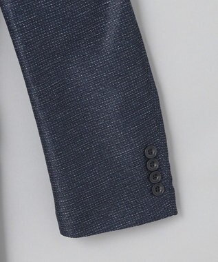 GOTAIRIKU 新素材セットアップ【通気性抜群/洗える/シワになりにくい】カラミプリントストレッチセットアップ ジャケット ネイビー系8