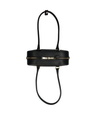 INTER-CHAUSSURES 【CHRISTIAN VILLA】ワイドシルエットミニショルダーバッグ ブラック