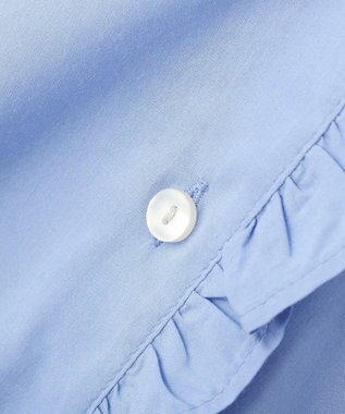 AMERICAN HOLIC フリルVネックブラウス Sax