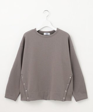 J.PRESS LADIES 【WEB限定カラーあり】ボアジャージー カットソー ブラウン系