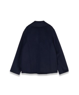 JOSEPH 【WEB＆OUTLET限定】ダブルフェイスウールキャッシュ ショートコート Navy