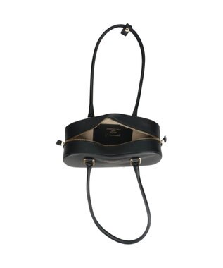 INTER-CHAUSSURES 【CHRISTIAN VILLA】ワイドシルエットミニショルダーバッグ ブラック