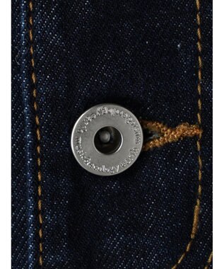 earth music&ecology ボタンフライワイドデニムパンツ Indigo