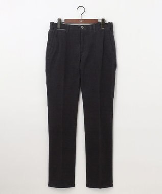 JOSEPH ABBOUD 【ウエストも伸びる！/2WAYストレッチ/暖かい/オーガニック】オーガニックコットン ウオーム パンツ ブラック系