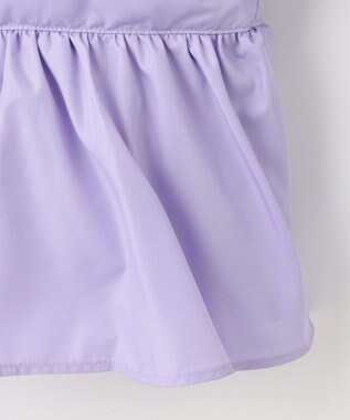 ANY KIDS 【洗濯機OK】中綿 リボン コート ラベンダー