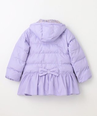 ANY KIDS 【洗濯機OK】中綿 リボン コート ラベンダー