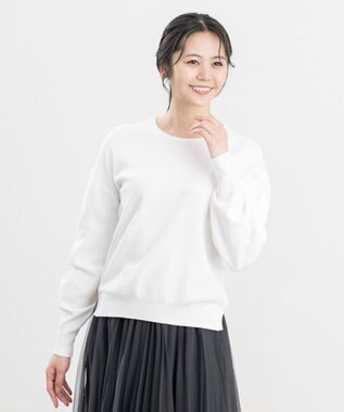 ONWARD Reuse Park 【23区】ニット春夏 ホワイト