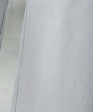 Tiaclasse ストライプストレッチワイドパンツ ブラックストライプ