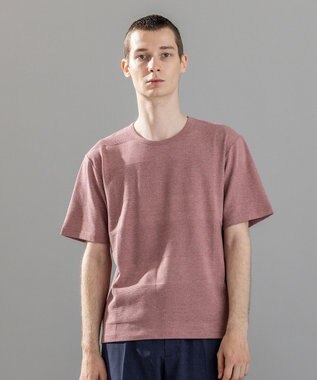JOSEPH HOMME 新素材【清涼感/ストレッチ】リンクスメランジジャージー　クルーネックカットソー ピンク系