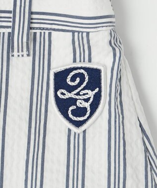 23区GOLF 【WOMEN】【ストレッチ】サッカープリント スカート ホワイト系1