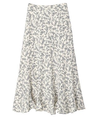 earth music&ecology エアリーエスカルゴスカート Flower