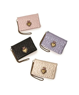 ANNA SUI ドリーミー 二面パスケース パープル