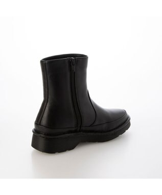 ing <ing>【WEB限定】ボリュームソールラウンドショートブーツ ブラック