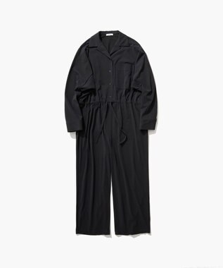 ATON FRESCA PLATE NUBUCK | オーバーサイズジャンプスーツ CHARCOAL GRAY