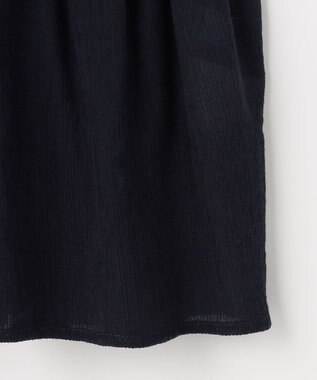 組曲 【先行予約】シアーリンクルクロス ティアードブラウス ネイビー系