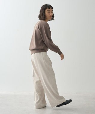 AMERICAN HOLIC バイパチカフタンネックラグランニットプルオーバー Mocha