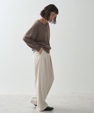 AMERICAN HOLIC バイパチカフタンネックラグランニットプルオーバー Mocha