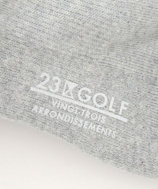 23区GOLF 【MEN】アーガイル柄レギュラーソックス ライトグレー系