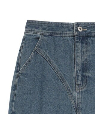 earth music&ecology エスカルゴマーメイドデニムスカート Medium Indigo