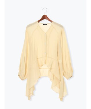 Te chichi イレギュラーヘムチュニックブラウス ベージュ