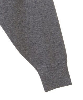 AMERICAN HOLIC バイパチカフタンネックラグランニットプルオーバー Gray Mixture