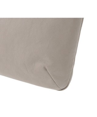 genten フェザートートバッグ　2wayショルダーバッグ ライトグレー