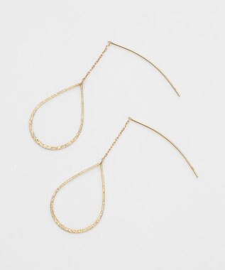 Phoebe 【K10】ドロップラインアメリカンピアス ゴールド