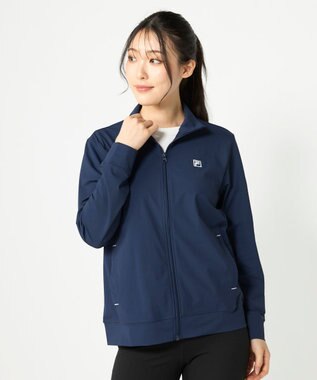FILA GOLF／marie claire 【FILA GOLF】スタンドカラーフルジップブルゾン