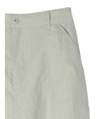 earth music&ecology バルーンカーゴスカート Light Green