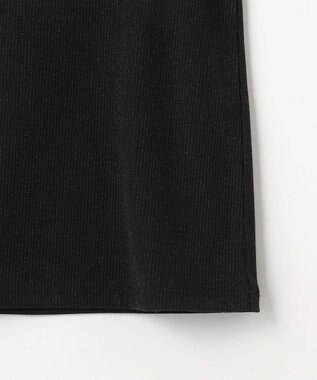 組曲 S ラメチュールコンビタートル カットソー ブラック系