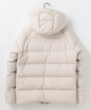 JOSEPH ABBOUD MOUNTAIN 【サステナブル/軽量/7ポケット/JAPANファブリック】ライトナイロンワッシャーアウトドア ダウンブルゾン アイボリー系