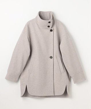 ANY スタンドコクーンコート グレージュ