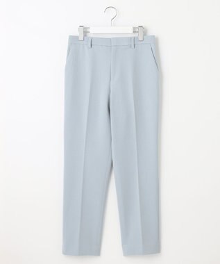 自由区 【XSサイズ～/洗える】TRギャバ テーパードパンツ スカイブルー系